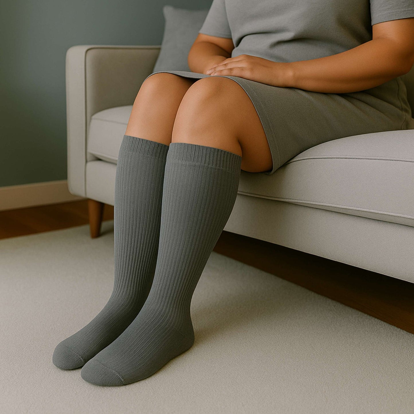 Mevera - original kompressionsstrümpfe (smoke)