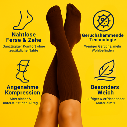 Mevera - original kompressionsstrümpfe (smoke)