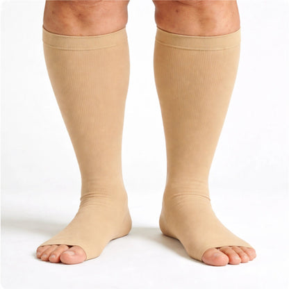 Mevera - frühlingedition kompressionsstrümpfe-offen