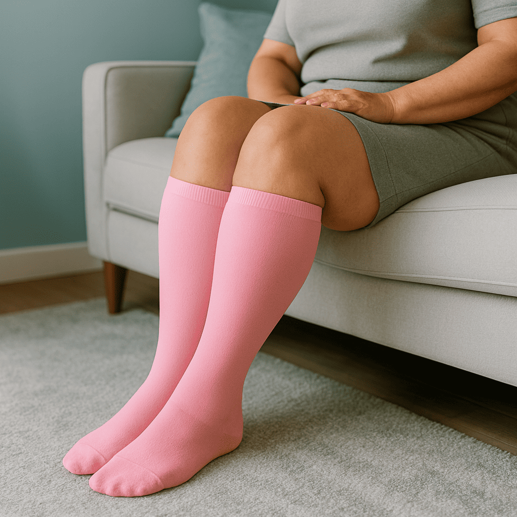 Mevera - classic kompressionsstrümpfe (schwarz)