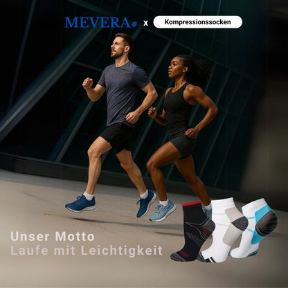 Mevera - kompressionssocken (3 paare)