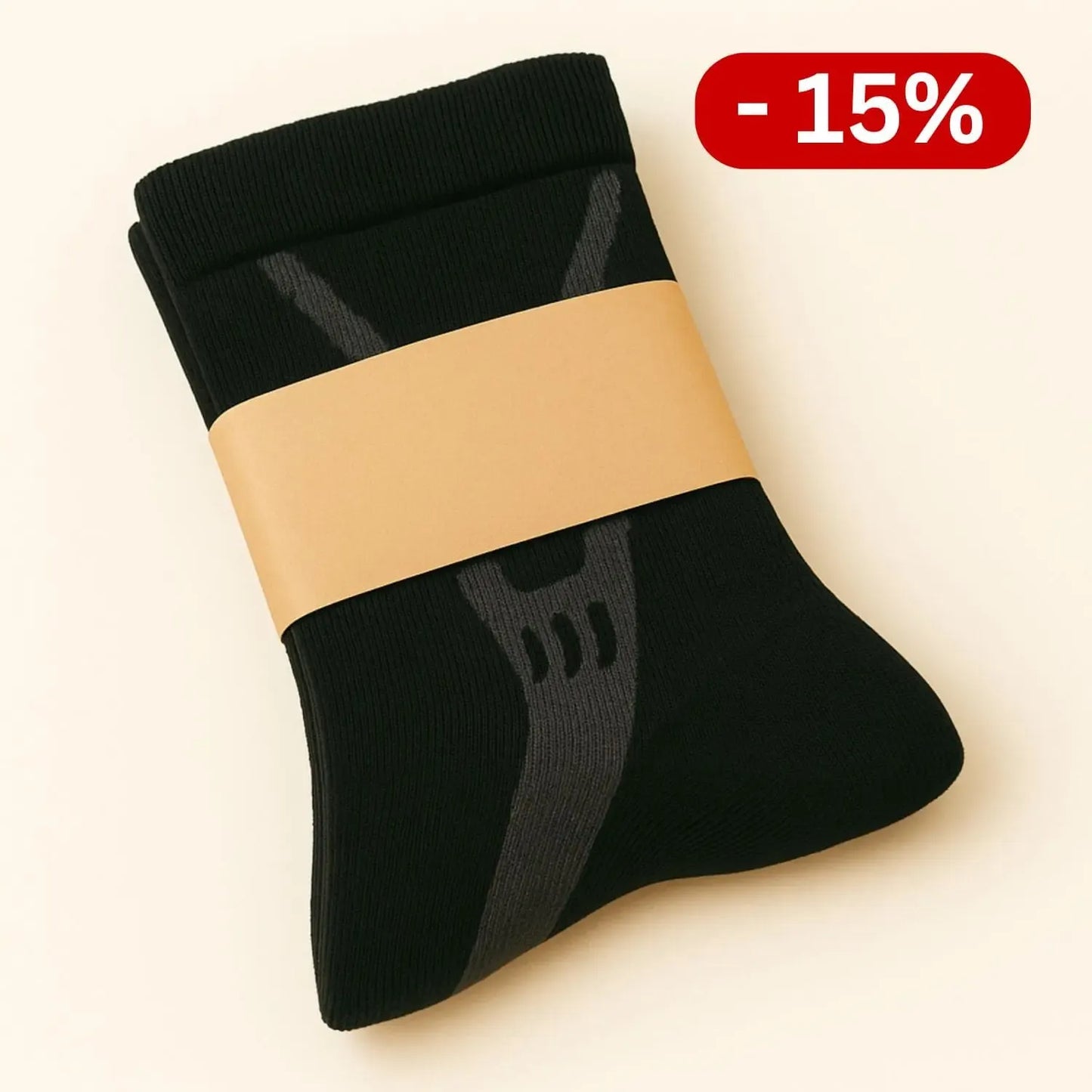 Mevera - kompressionsstrümpfe (Schwarz)