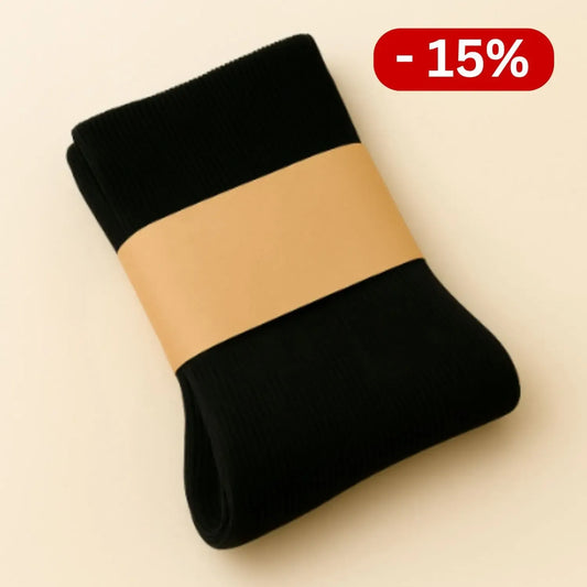 Mevera - open compressiekousen (zwart)